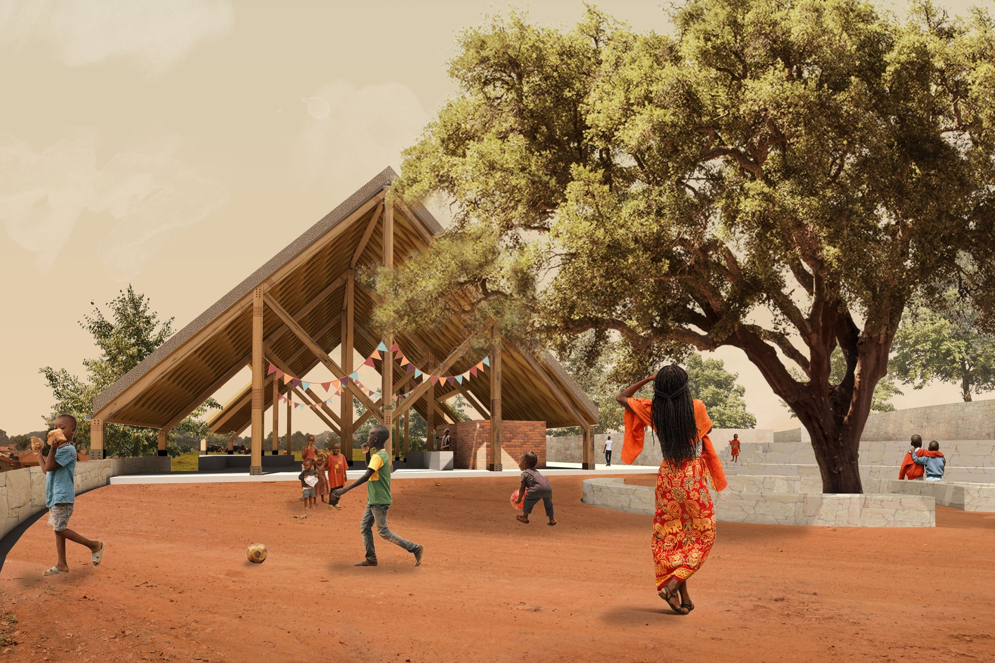 Centre d'apprentissage communautaire à Kampala : entre école primaire et sensibilisation à l'architecture en terre crue - 9