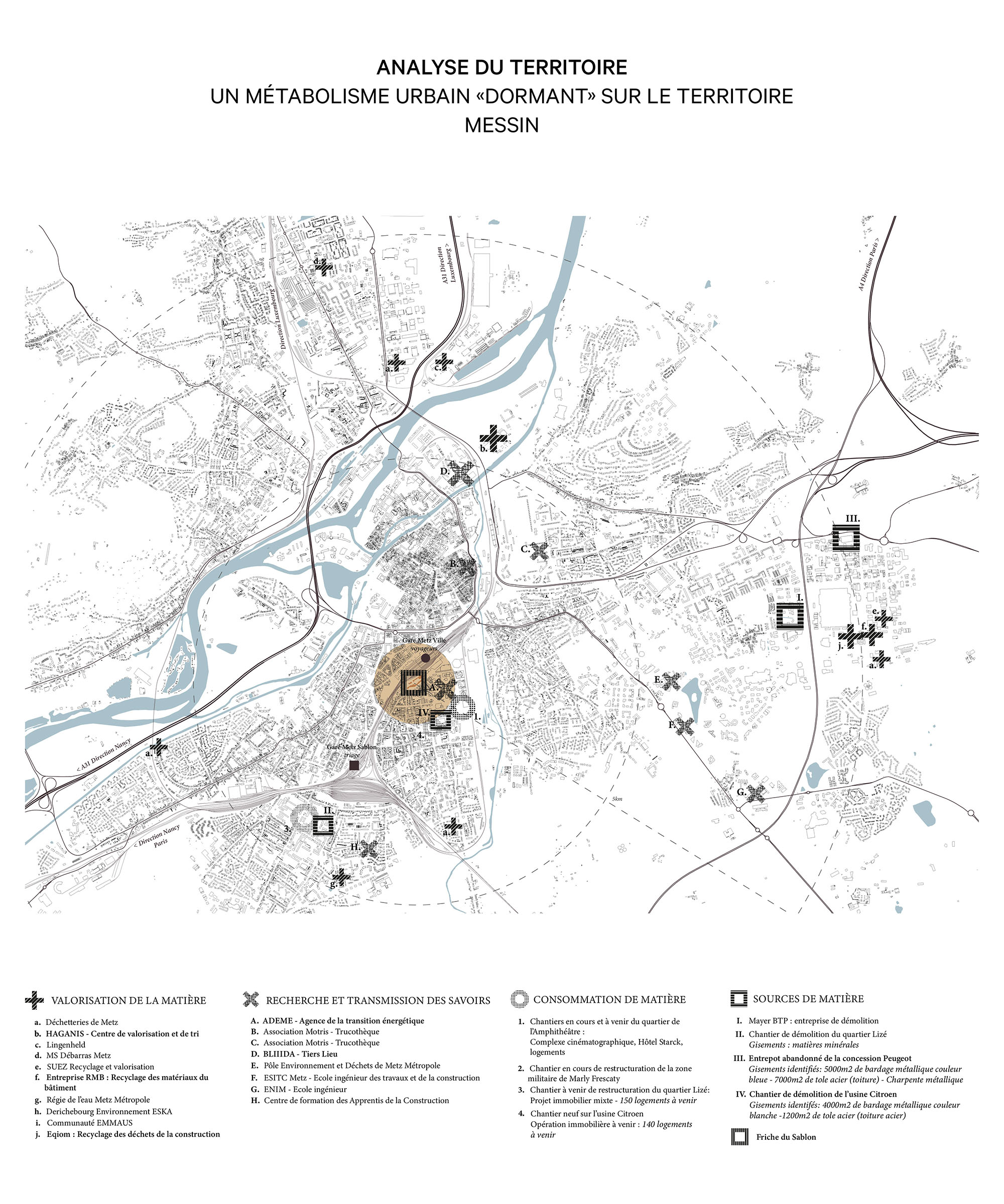 Du lieu à la matière, de la matière au lieu - Un Tiers-lieu de l'économie circulaire et du réemploi pour la ville de Metz - 4