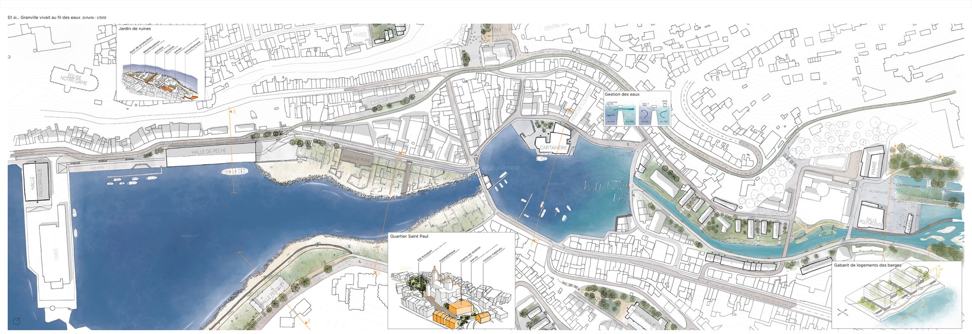 Habiter le littoral changeant - Anticiper une réorganisation urbaine conciliante de Granville - 16